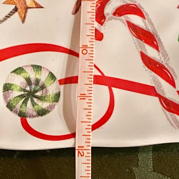 Michel Design Works “Peppermint” Melamine Serveware Christmas Tree Plate🎄NWT🎄 - Picture 6 of 7